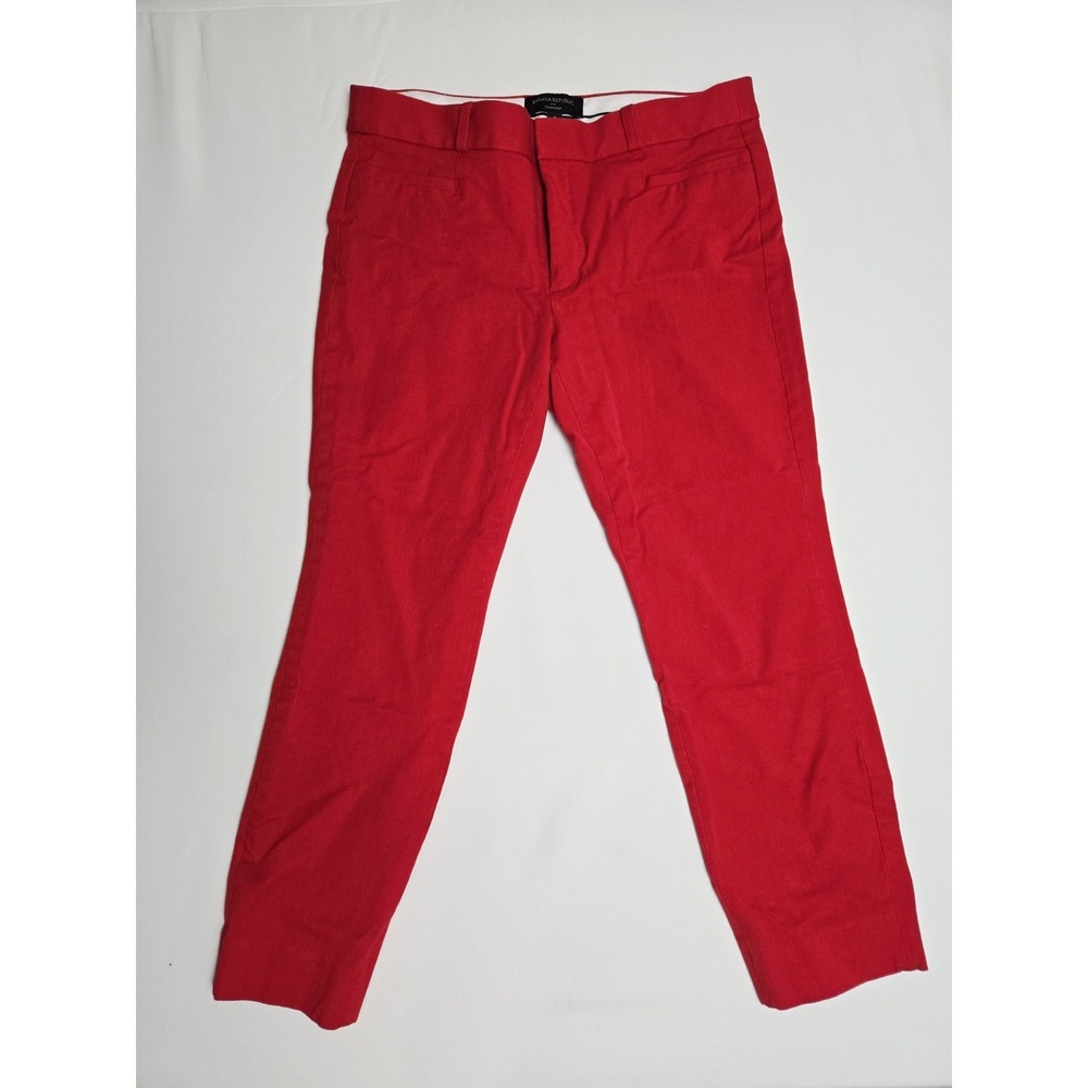 Banana Republic Sloan Crop Pants red sz 8 Womens ankle